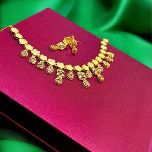 Aanandita gold asli sona dubai Necklce