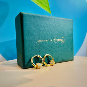 Aanandita Golden type designer Earring