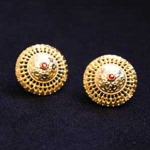 Aanandita Beautiful Gold Umbrella Stud Earring