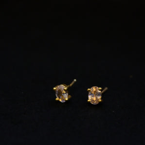 Aanandita AD Stone Gold Stud Earrings