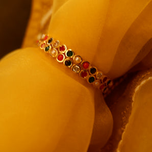 Traditional Navratan bangle