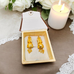 Aanandita Golden Designer Earring