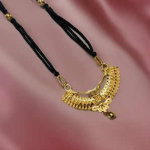 Aanandita Daily Wear 22 ct Golden Long Mangalsutra