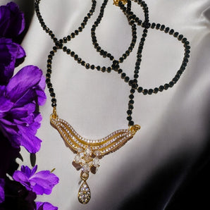 Aanandita Beautiful Celebrity Diamond mangalsutra