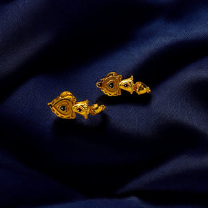 Aanandita bell temple earring