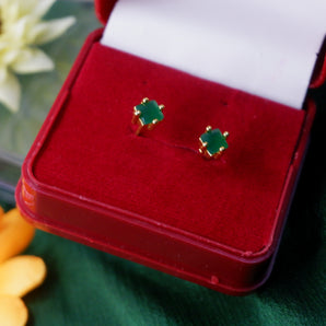Green Gold Look Stud