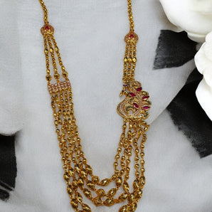 Aanandita golden designer Lahori chain