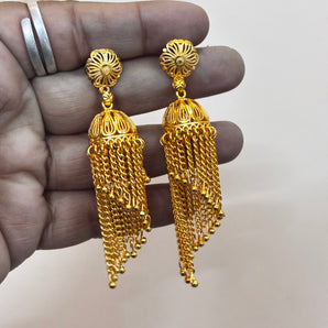 gold Look latkan Jhumki