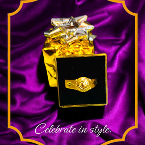 Aanandita Golden high quality jents Ring