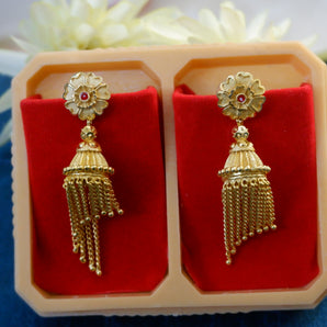 Gold look Latkan Jhumki in Push