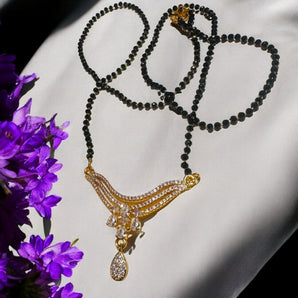 Aanandita Beautiful Celebrity Diamond mangalsutra