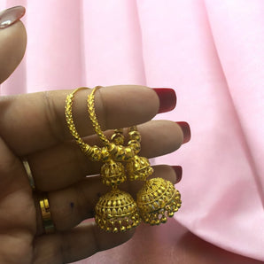 Aanandita traditional gold punjabi earring