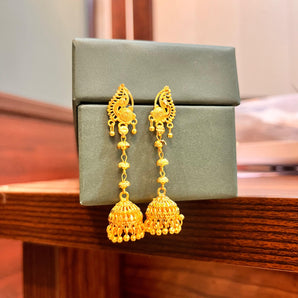 Aanandita Golden New Suidhaga Jhumki