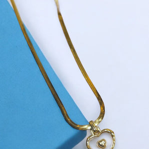 Aanandita high quality white heart chain