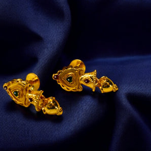 Aanandita bell temple earring