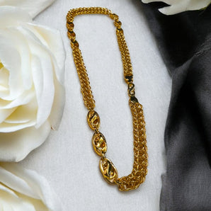 Aanandita golden designer jents chain