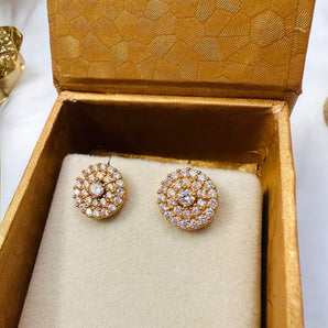 Aanandita Gold wow Diamond Earring