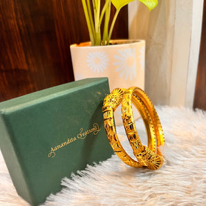 Aanandita Golden regular wear superb Bangle