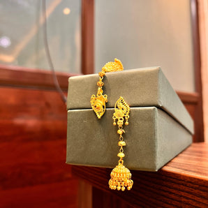 Aanandita Golden New Suidhaga Jhumki