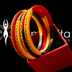 Aanandita Golden Multi Colour Beutiful Bangle