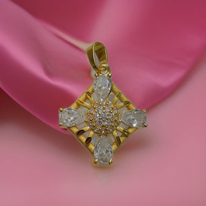 Aanandita Golden New Look Diamond Pendent