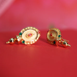 Aanandita Golden Waterproof Mina earring