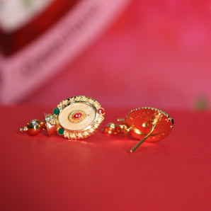 Aanandita Golden Waterproof Mina earring