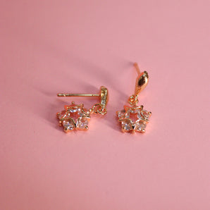 Aanandita Rose Gold Star Earring