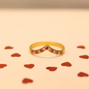 Aanandita Golden Eternity Ring