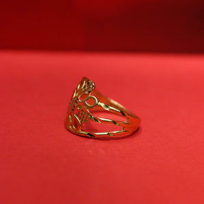 Aanandita Light Weight- Flower Ring