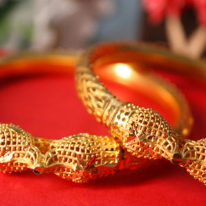 Aanandita Golden Luxurious Stylish Bangle