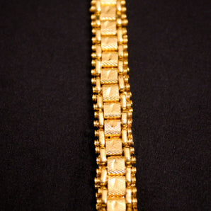 Aanandita Golden Stunning Gold Men's Bracelet