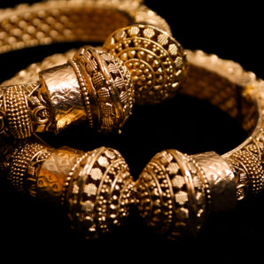 Aanandita Antique Heavy Bahubali Bangle