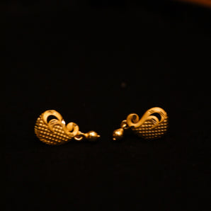 Aanandita Golden Light Weighted Stud Earrings