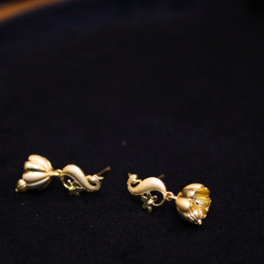 Aanandita Stunning Umbrella Golden Earrings