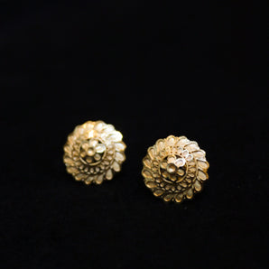 Aanandita Golden Flower Umbrella Earrings