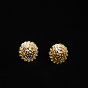 Aanandita Golden Flower Umbrella Earrings