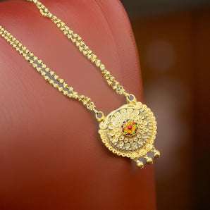 Aanandita Golden Wonderful Long Designer Chain