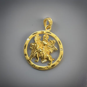 Aanandita Golden Mata Rani Locket