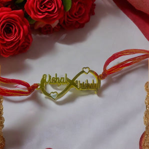 Aanandita Gold Plated Rakhi