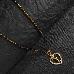 Aanandita Golden Y letter Mangalsutra