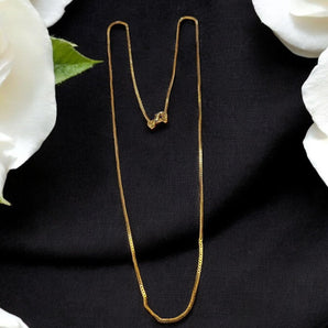 Aanandita Golden Medium Thin Chain